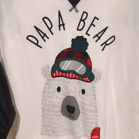 Papa Bear Pajama/Lounge Set, NWT, LT - Picture 3 of 4